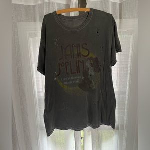 Distressed Janis Joplin T-Shirt